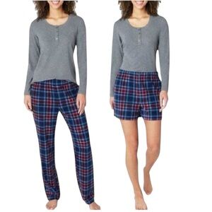 Eddie Bauer Women’s 3 Piece Waffle Fleece Sleep Set
